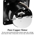 thumbnail image 2 of US 4-8'' Exhaust Fan Ventilation Extractor Fan Wall-Mounted Blower Anti-backflow, 2 of 5