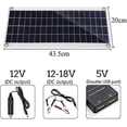 thumbnail image 4 of 12V 300W Solar Panel System with Controller for Battery Charging off Grid Setup, 4 of 5