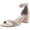 Pink Bloom, variant on Womens Hadwin Faux Leather Open Toe Heels
