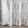 thumbnail image 3 of Isla Floral Printed Grommet Room Darkening Window Panel, Neutral, 52x84 Inches, 3 of 3