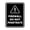 Black, variant on Signs ByLITA Portrait Round Firewall Do Not Penetrate Door or Wall Sign Easy Installation | Health And Safety | Building And Danger Sign (Blue) - Small