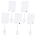 thumbnail image 4 of AURARMLET 5Set Price Sign Stand For Display Price Tag Stands Simple Structure PVC White For Restaurants, 4 of 8