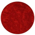 thumbnail image 2 of RUGSOTIC Carpets 6'x6' Round Hand Tufted Shag Polyester Handmade Red Solid Area Rugs for Living Room Bedroom K00102, 2 of 5