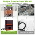 thumbnail image 7 of Aivituvin Heated Cat House with Heating Pad & Insulated Liner for Winter, Insulated Outdoor Cat House for Outdoor Indoor, Weatherproof Two Story Cat Shelter for Feral & Stray Cats, 7 of 7
