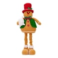thumbnail image 1 of Muñeco de Jengibre Navideño Soledad Figura Decorativa para Ventana y Estante, 1 of 10