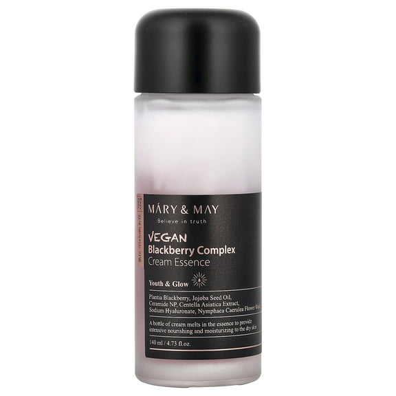Mary & May Blackberry Complex Cream Essence, 4.73 fl oz (140 ml)