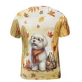 thumbnail image 2 of Welcome Fall Havanese Enjoys School Time Autumn Fall Leaves All Over Print 3D Shirt Unisex Merch Havanese Dog Lover Gifts Idea - 02013, 2 of 6