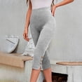 thumbnail image 4 of Axiiglly Capri Pants for Women High Waisted Slim Fit Soft Stretch Athletic Yoga Capri Leggings Summer Casual Lounge Capris, S-3XL, 4 of 9