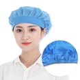 thumbnail image 5 of Cooker Chic Hotel Hair Nets Bundled Hair Food Service Nets Work Wear Cook Hat Cooking Hygienic Cap Chef Cap PINK, 5 of 8