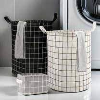 3 Pack Foldable Laundry Basket with Handles,Baby Laundry Hamper for Clothes,Toys,Blankets,and Towels,Perfect for Home,Bedroom,Bathroom