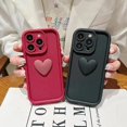 thumbnail image 4 of Funda de teléfono para Xiaomi Redmi Note 13, 12, 12S, 9S, 11, 10, 11S, 10S, 8, 7, 9 Pro, K30 Ultra, Mi 14 Pro, bonita funda trasera suave con corazón de amor en 3D, 4 of 5