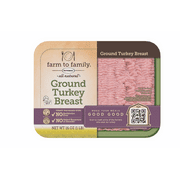 Farm to Family by Butterball 98% Fat Free Ground Turkey, No Antibiotics Ever, 1 lb.