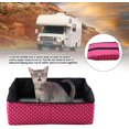 thumbnail image 4 of Cat Litter Box, Cat Collapsible Litter Box Pet Litter Pan Waterproof Outdoor Foldable Detachable Cat Litter Box for Traveling (Red), 4 of 8