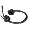 RJ9 Telephone Headset Noise Cancelling Binaural Corded Cell Phone