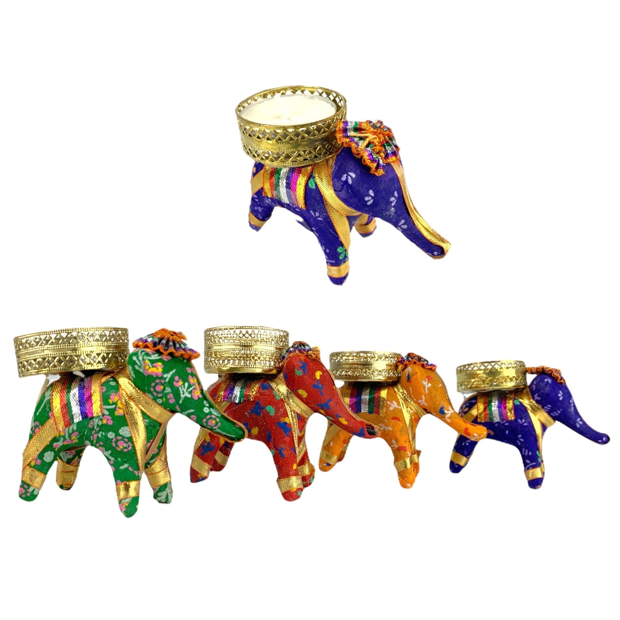 LoveNspire Elephant Candle Holder, Diwali Decoration, Indian Pakistani