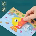 thumbnail image 3 of 3D EVA Foam Sticker Puzzle DIY Animal Craft Toys For Kids Rainbow Paper Educational Drawing Game 10Pcs, 3 of 6