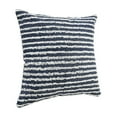 thumbnail image 2 of Ox Bay Ensign Wispy Ways Throw Pillow, Navy Blue / Cream, 20" x 20", 2 of 9