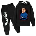 thumbnail image 2 of 2024 Ropa para niños CALIENTE Conjunto de sudadera con capucha para niños más sudadera y pantalones Conjunto deportivo de 2 piezas para niños y niñas Ropa estampada de Mbappé, 2 of 5