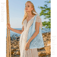 thumbnail image 6 of DAKIMOE Bag Crochet Bags for Women Summer Mesh Beach Tote Bag Knit Hobo Bag Vacation Boho Tote Bag, 6 of 7