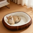 thumbnail image 2 of Leodye 1PCS Lit Hiver Double Couche Isolé Lavable Surface Peluche Intégrée Coussin de Couchage Utilisation Toutes Saisons Petit et Lit pour Intérieur -20.47x16.54 Po, 2 of 6