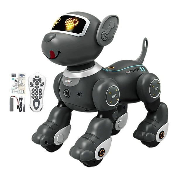 Juguete de Perro Robot de Control remoto,Juguete de Perro Robot,Mascota de perro robot,Juguete de Control remoto por voz,Perro Robot RC táctil