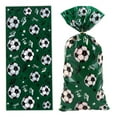 thumbnail image 4 of Football Birthday Theme Kraft Paper Candy Bag Transparent Children's Gift Bag, 4 of 5