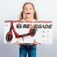 thumbnail image 5 of Hurtle Renegade Lightweight Foldable Teen and Adult Commuter Kick Scooter, Red, 5 of 5