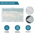 thumbnail image 6 of Blue Coastal Coral Placemats Set of 8, Summer Beach Ocean Abstract Art Placemats for Dining Table, Place Mats for Kitchen Tabletop, Waterproof Wipeable Dining Table Mats Set, 6 of 9