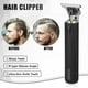 thumbnail image 5 of Hair Clippers Kit Electric Li Type Battery Hair Clippers Rechargeable with LED Display T Type Blade Cutting Trimmer for Men Black, 5 of 8
