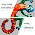 thumbnail image 2 of Louist Metal Gecko Sculpture Wall Animal Art Ornament For Garden Decoration Miniaturas Statues Outdoor For Yard Sculptures Ornaments (1pc Red), 2 of 6