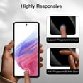 thumbnail image 7 of JETech Screen Protector for Samsung Galaxy A53 5G with Camera Lens Protector, Tempered Glass Film, HD Clear, 2-Pack Each, 7 of 7