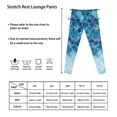 thumbnail image 6 of COEQINE Mermaid Scales Blue Gold Girls' Yoga Legging High Waist Sport Pants Buttery Soft Stretch Running Leggings, for 4-5 Years Kids Girls, 6 of 7