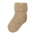 thumbnail image 4 of Lian LifeStyle Children's 1 Pair Wool Socks Plain Color 6M-12M (Beige), 4 of 4