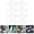 thumbnail image 3 of Shisuyan Fish Tank Cover Brackets Transparent 8Pcs 2.16x1.45x0.59in, 3 of 8
