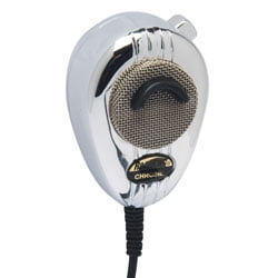 RoadKing 4-Pin Dynamic Noise Canceling CB Microphone Chrome CB Microphones &