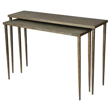 Sarreid Della Nesting Console Table Set Of 2 Sarreid Della Nesting Console Table Set Of 2