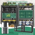 thumbnail image 3 of IKIMI 72"H 5-Tier Metal Garage Shelving, 2500Lbs Heavy Duty Adjustable Garage Storage Shelves for Home, Garage, Basement, 72"H x 35.4"W x 15.75"D, 3 of 7