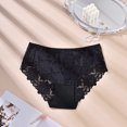 thumbnail image 2 of Ruimatai Women Plus Size High Waist Thong Underwear Breathable Seamless Lace Panties Comfortable Everyday Wear, 2 of 7