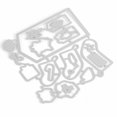 thumbnail image 4 of Plantilla De Grabado En Relieve Para álbum De Recortes, Troqueles De Corte De Metal De Navidad, Plantilla De Grabado En Relieve Para Hacer Tarjetas, Tarjeta De Bricolaje De ANGGREK Christmas Metal Cutting Dies, 4 of 8