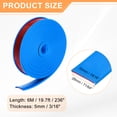 thumbnail image 2 of Uxcell U-Shape Edge Banding 71/64" x 19.7ft (28mm x 6M) Self Adhesive TPE Flexible Veneer Tape Soft Edge Strip Protector for Furniture Cabinet Table Protection Repair, Blue, 2 of 7
