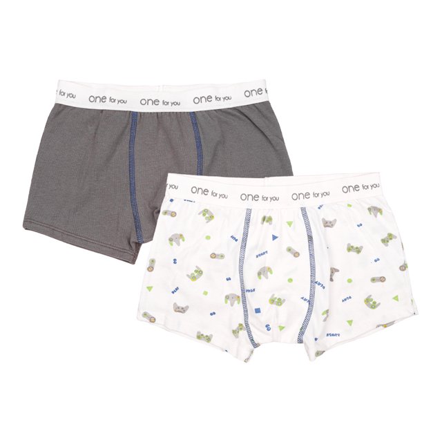 Bóxer Baby Creysi para Niño, con Elástico en Cintura Diseños Divertidos Multicolor Talla 4/6, 2 Piezas