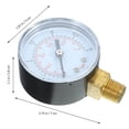 thumbnail image 2 of PENIKOKO Air Compressor High Pressure Gauge with Dual Bar and Psi Measurement for Accurate Readings, 2 of 8