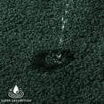 thumbnail image 3 of Alfombra de baño MIULEE de microfibra verde oscuro en forma de U, 61 x 61 cm, 3 of 7