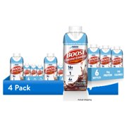 (4 pack) BOOST Glucose Control Nutritional Drink Protein Shakes, Rich Chocolate, 8 fl oz, 6 Pack