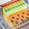 thumbnail image 4 of Ice Cube Tray with Lid & Bin,Multi-layer Plastic Ice Box,Plastic Ice Cubes for Drinks BPA Free,Refreezable Square Ice Cubes for Water Bottles,Whiskey,Vodka,Coffee,Cocktails,Beer or Wine, 4 of 6
