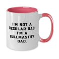 thumbnail image 2 of Cool Bullmastiff Dog Two Tone 11oz Mug, I'm Not a Regular Dad. I'm a, Present For Pet Lovers, Unique Idea Gifts From Friends, Two tone mug, Gift mug, New mug, 2 of 2