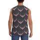 thumbnail image 4 of Fotbe pink hearts Men's Camiseta sin Mangas Estampada para Hombres, Playera Casual para Gimnasio, Entrenamiento, Playa-Large, 4 of 7