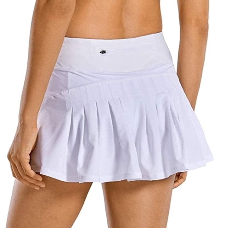 Women's Quick Dry Pleated Tennis Skirts with Pockets, Mid Waisted Inner  Shorts Skirts Cute Athletic Workout Running Sports Golf Skorts Volleyball -  Walmart.com