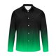 thumbnail image 3 of Blusa y camisa de manga larga con cuello vuelto para hombre, estilo casual, a la moda, con botones y estampado degradado, de poliéster., 3 of 4