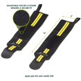 thumbnail image 4 of ProSource Paire de Bracelets de Musculation avec Boucle de Pouce, Jaune, 4 of 4